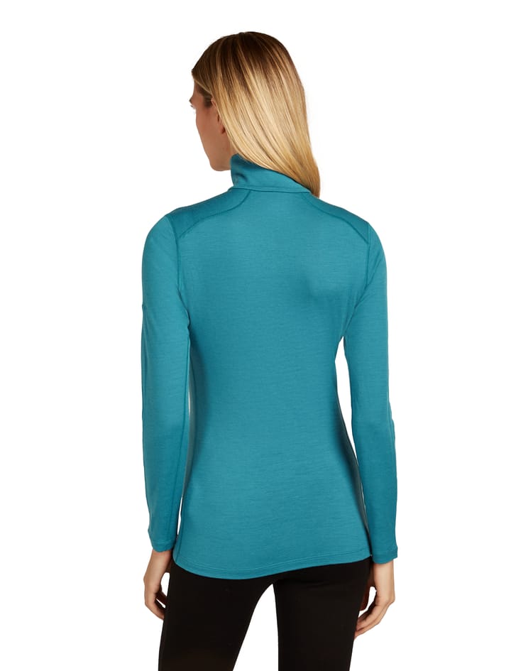 Icebreaker Women's 200 Oasis Longsleeve Half Zip Topaz Icebreaker