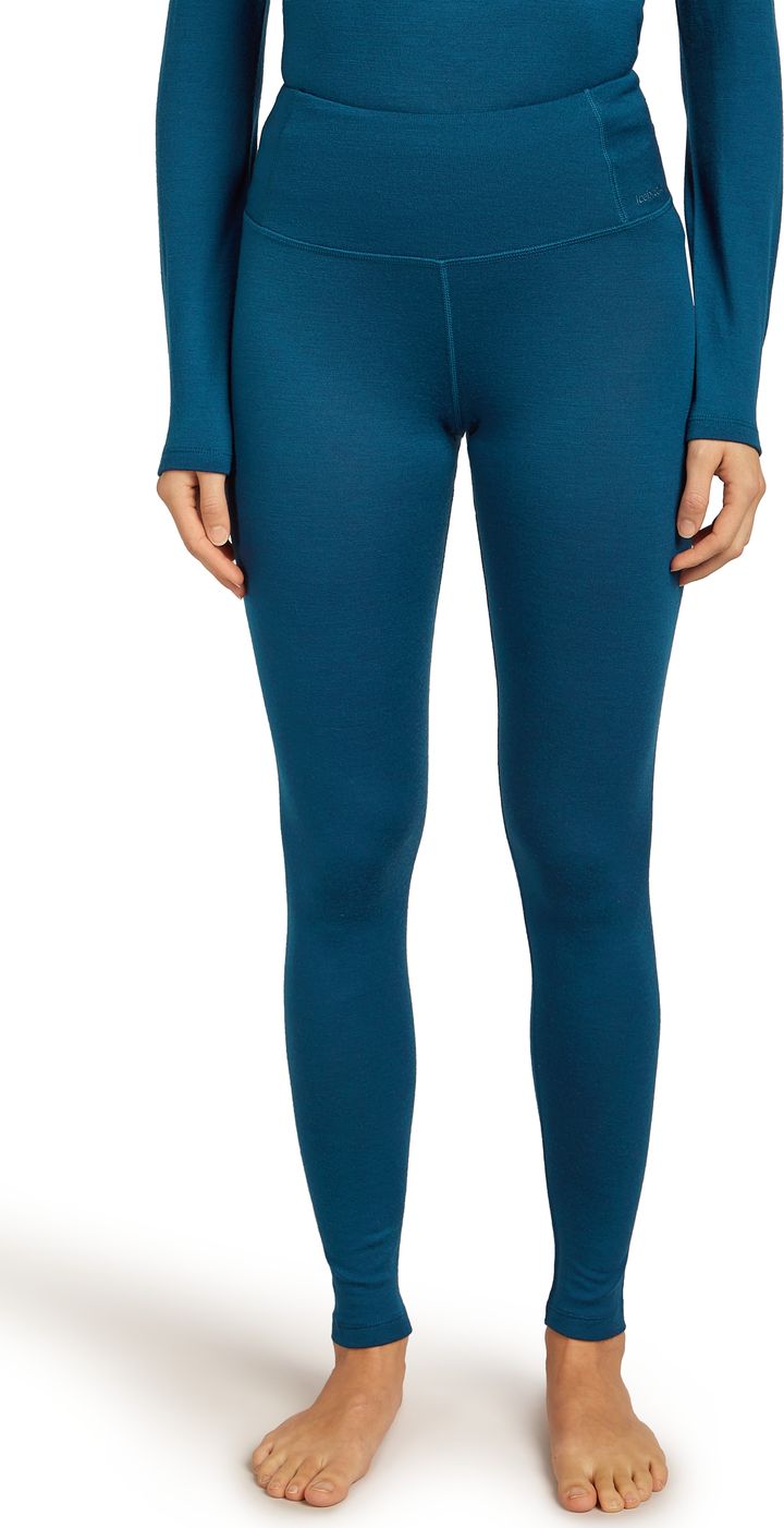 Icebreaker Women's Merino 260 Tech High Rise Leggings Atlantis Icebreaker