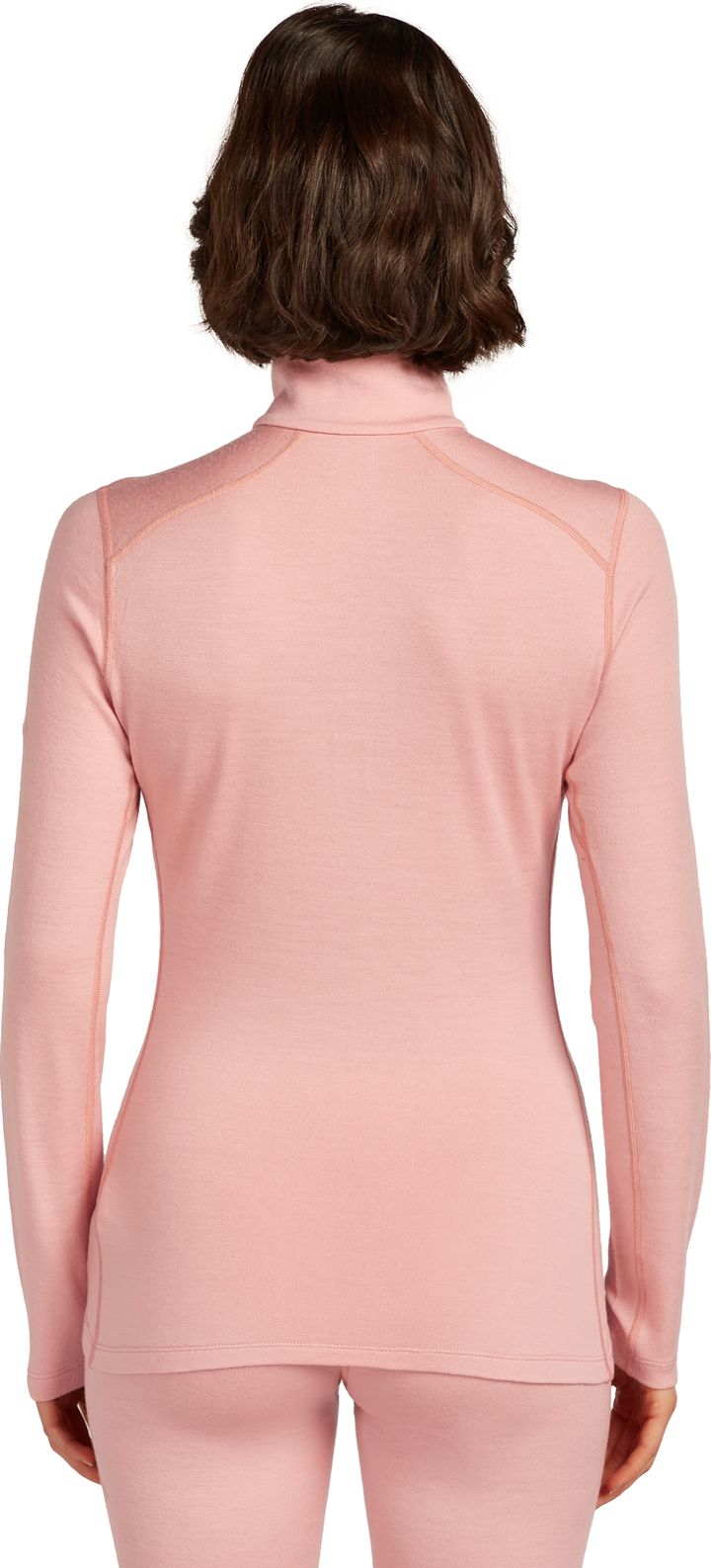Icebreaker Women's 260 Tech Longsleeve Half Zip Blush Icebreaker