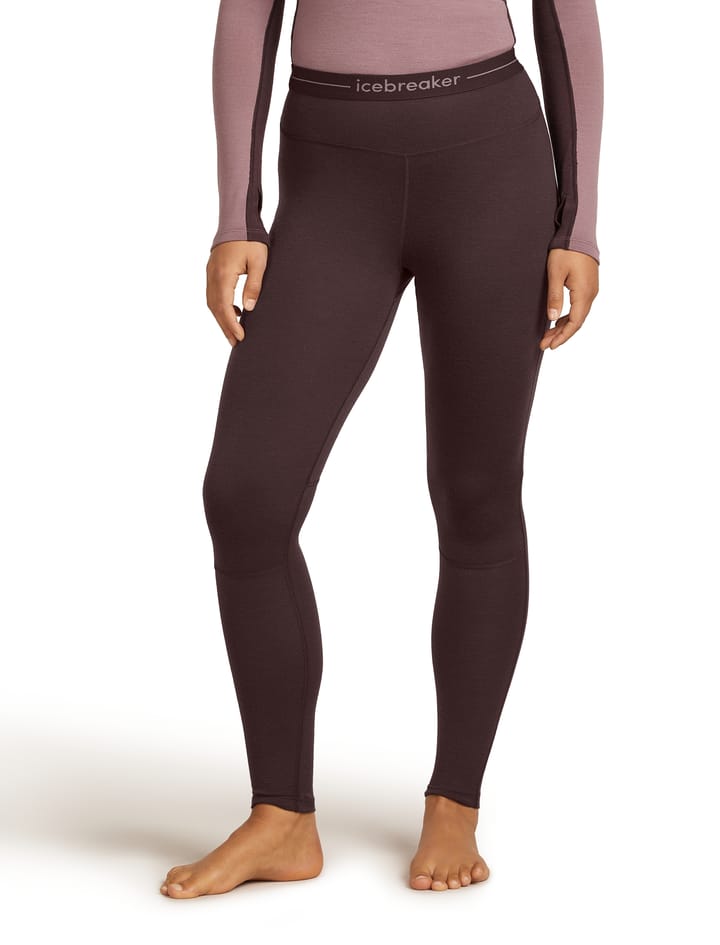 Icebreaker Women's Merino 260 Zoneknit Leggings Java Icebreaker