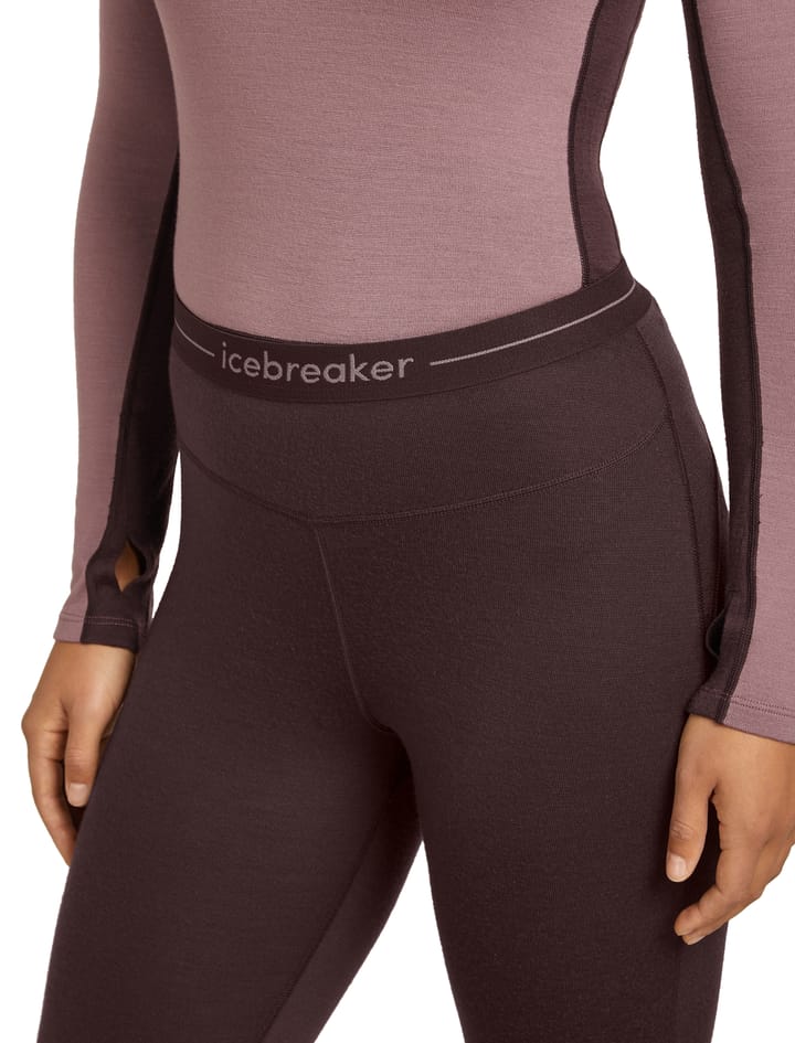Icebreaker Women's Merino 260 Zoneknit Leggings Java Icebreaker