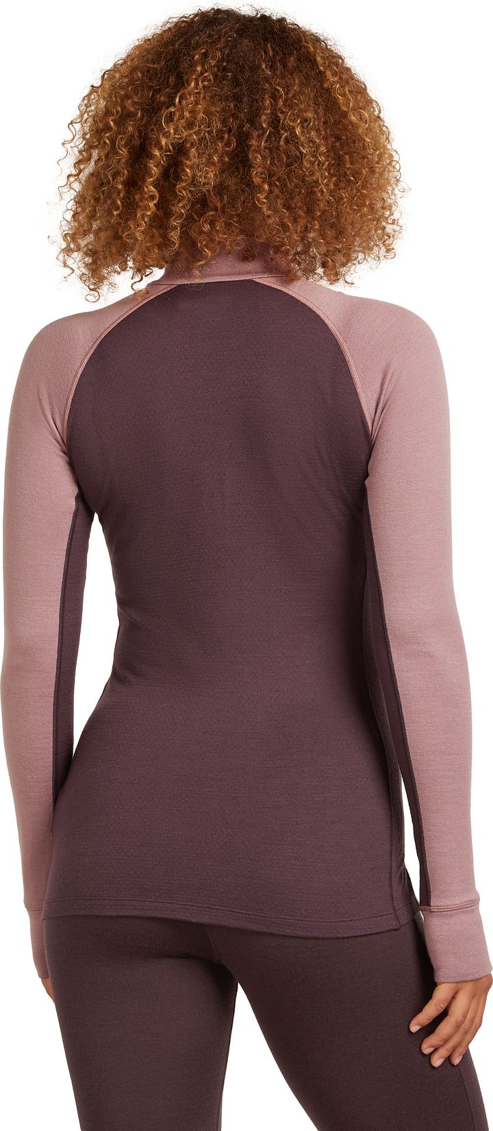 Icebreaker Women's Merino 260 ZoneKnit Long Sleeve Half Zip Java/Summit Icebreaker