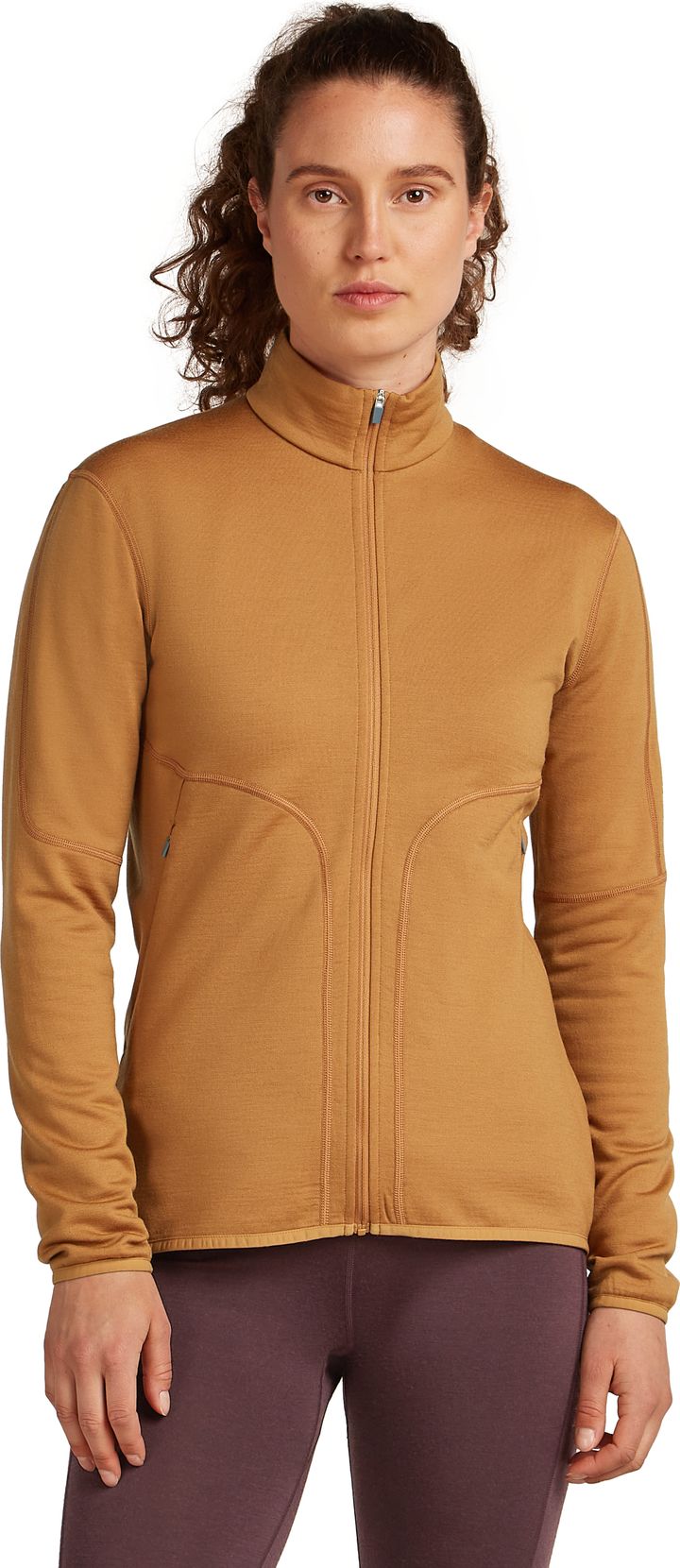 Icebreaker Women's Merino 560 Realfleece Elemental II Long Sleeve Zip Trail Icebreaker