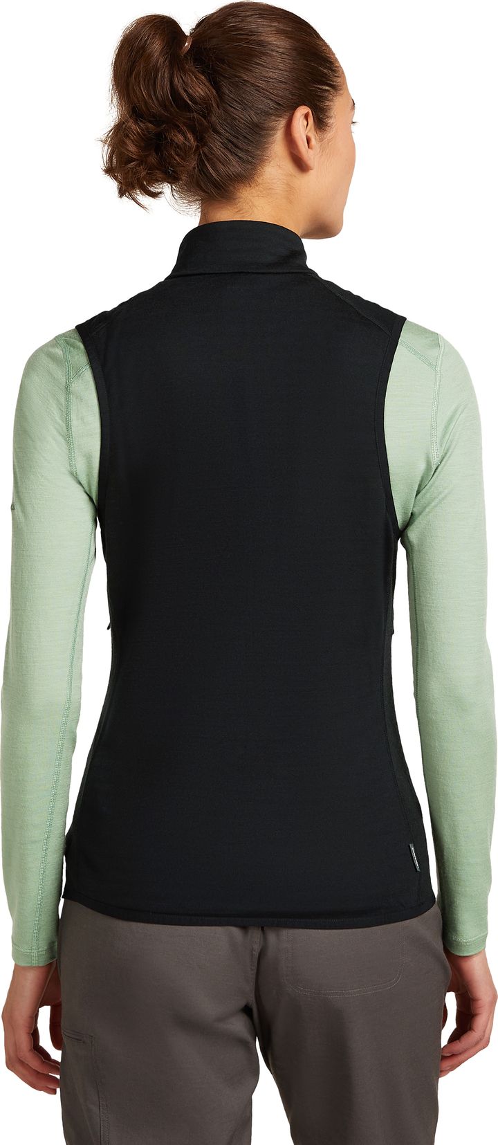 Icebreaker Women Merino Blend 300 Realfleece™ Descender Vest Black Icebreaker
