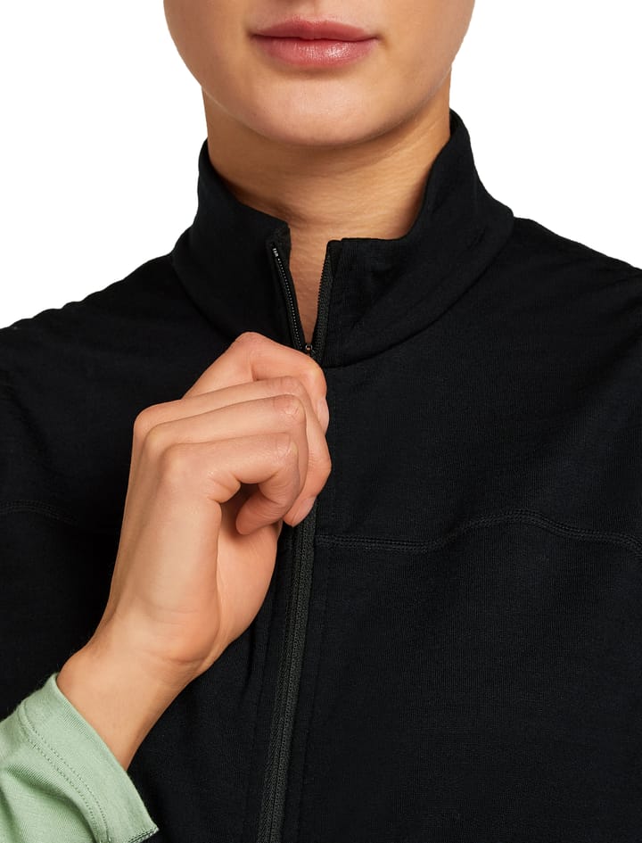 Icebreaker Women Merino Blend 300 Realfleece™ Descender Vest Black Icebreaker