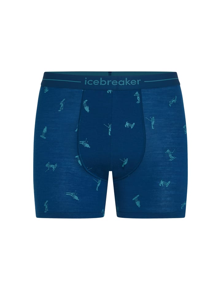 Icebreaker M Mer 150 Anatomica Boxers Ski Day Atlantis/topaz/aop Icebreaker
