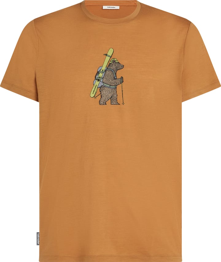 Icebreaker Men Merino 150 Tech Lite Ss Tee Bear Tour Trail Icebreaker
