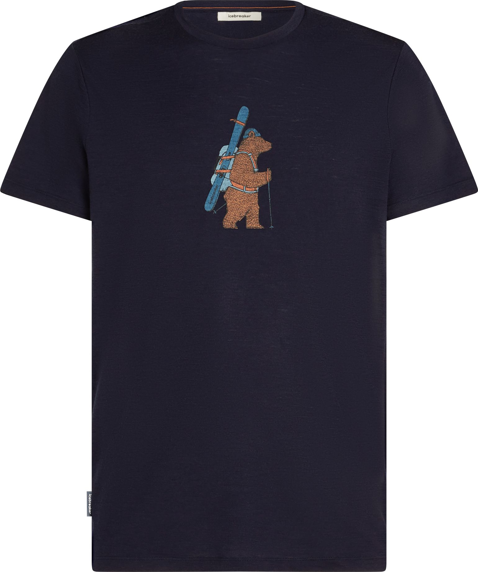 Icebreaker Men Merino 150 Tech Lite Ss Tee Bear Tour Midnight Navy