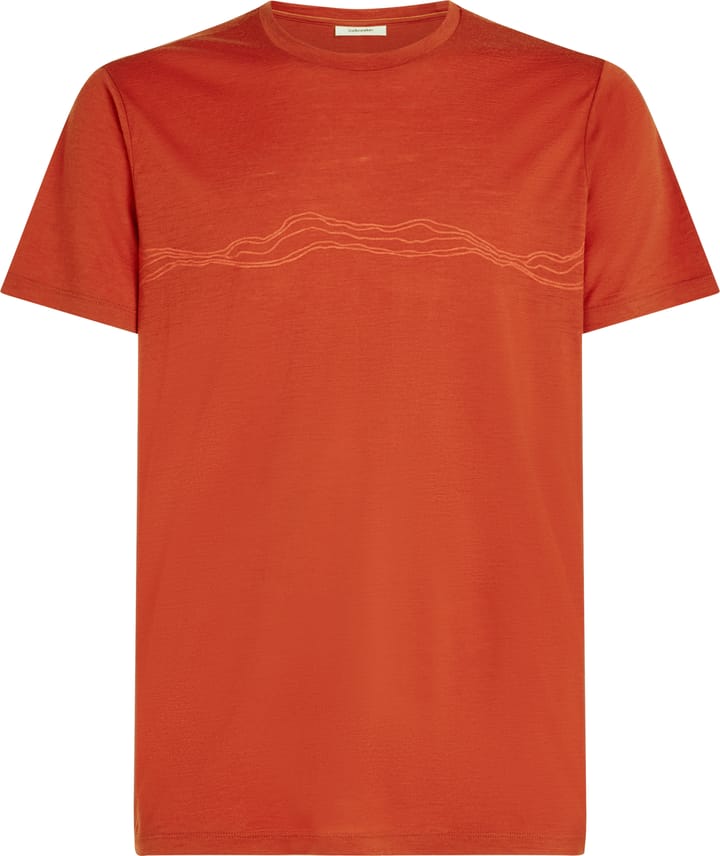 Icebreaker Men's Merino 150 Tech Lite Short Sleeve Tee Mountain Pulse Agate Icebreaker