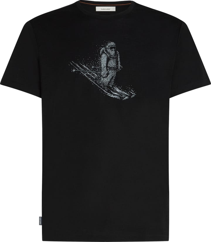 Icebreaker Men Merino 150 Skiing Yeti Black Icebreaker