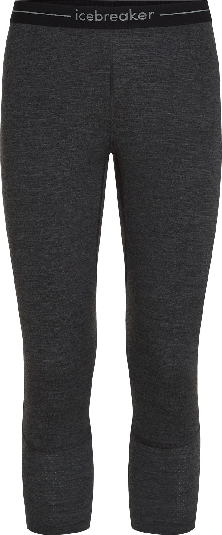 Icebreaker Men's Merino 260 Zoneknit 3/4 Thermal Leggings Jet Hthr Icebreaker