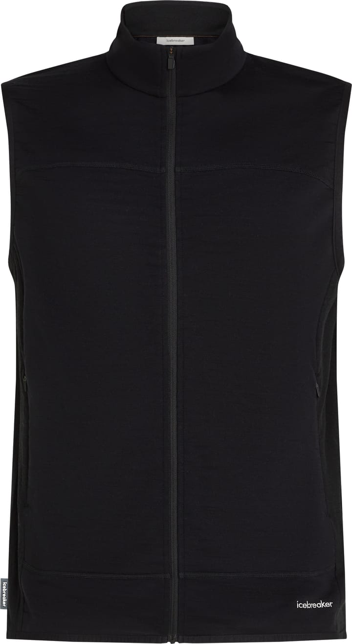 Icebreaker Men Merino Blend 300 Realfleece™ Descender Vest Black Icebreaker