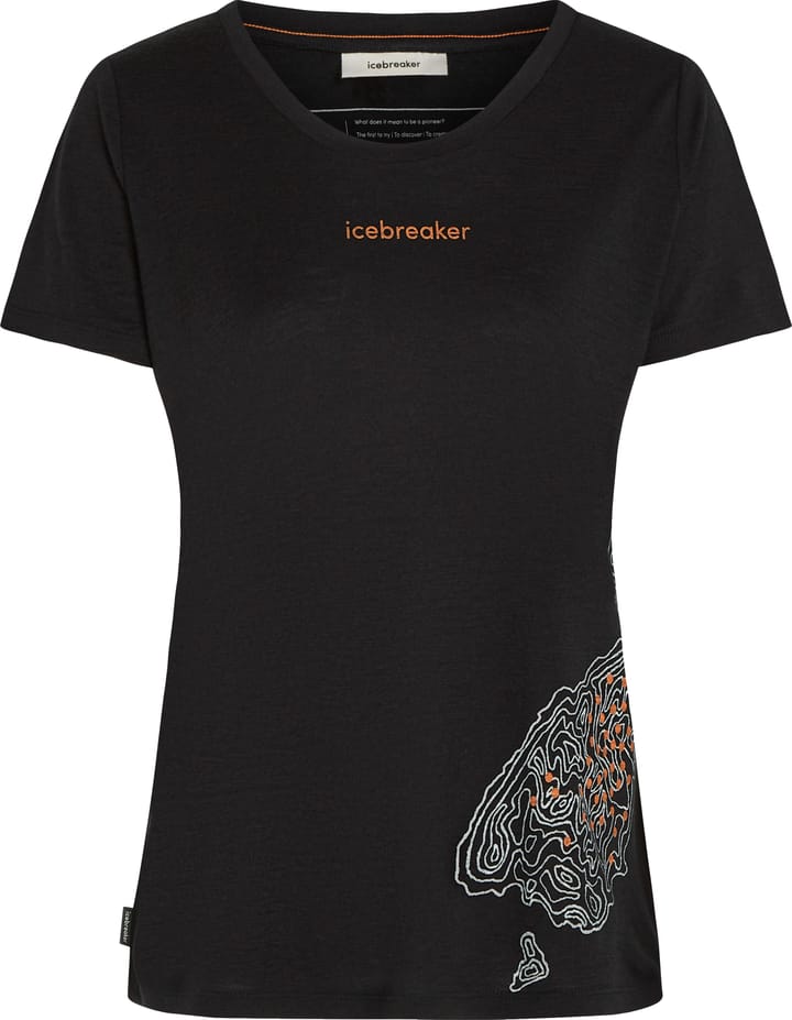 Icebreaker Women's Merino 150 Tech Lite Short Sleeve Scoop Tee 30th Anniversary Black Icebreaker Icebreaker Women's Merino 150 Tech Lite Short Sleeve Scoop Tee 30th Anniversary Black Icebreaker
