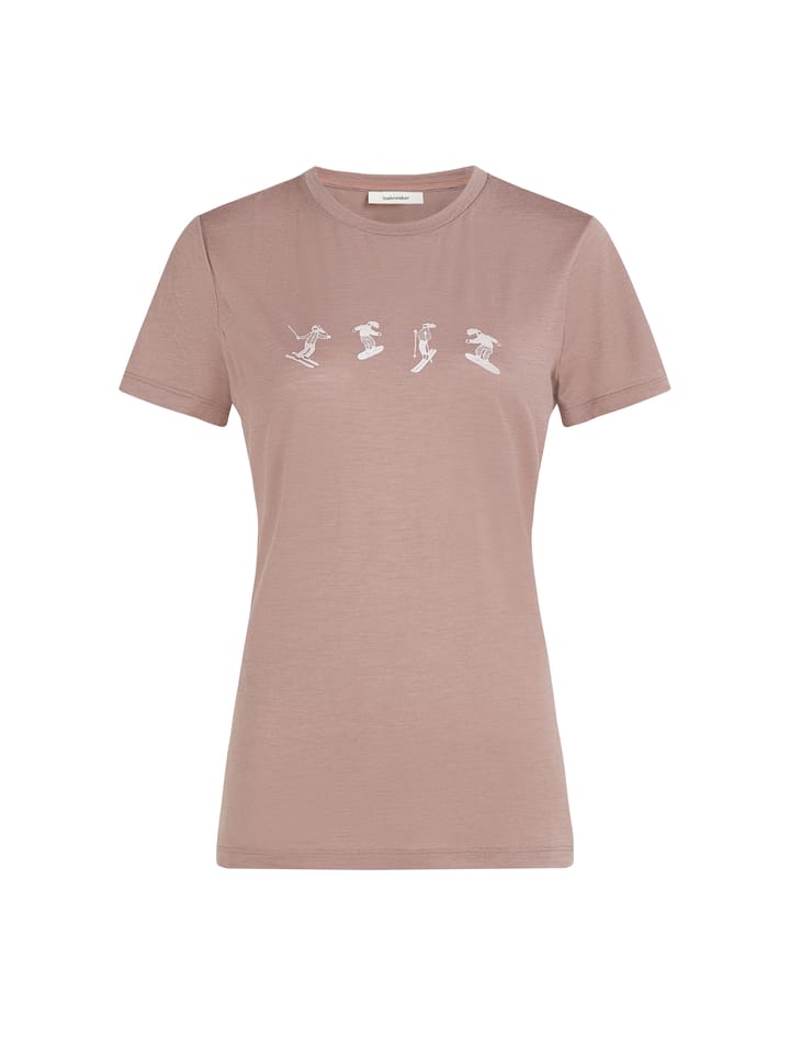 Icebreaker Women Merino 150 Tech Lite Ss Tee Snow Day Summit Icebreaker