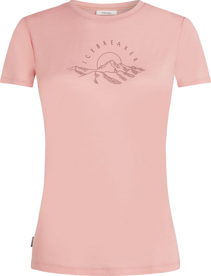 Icebreaker W Mer 150 Tech Lite Ss Tee Sunrise Sumit Blush Icebreaker