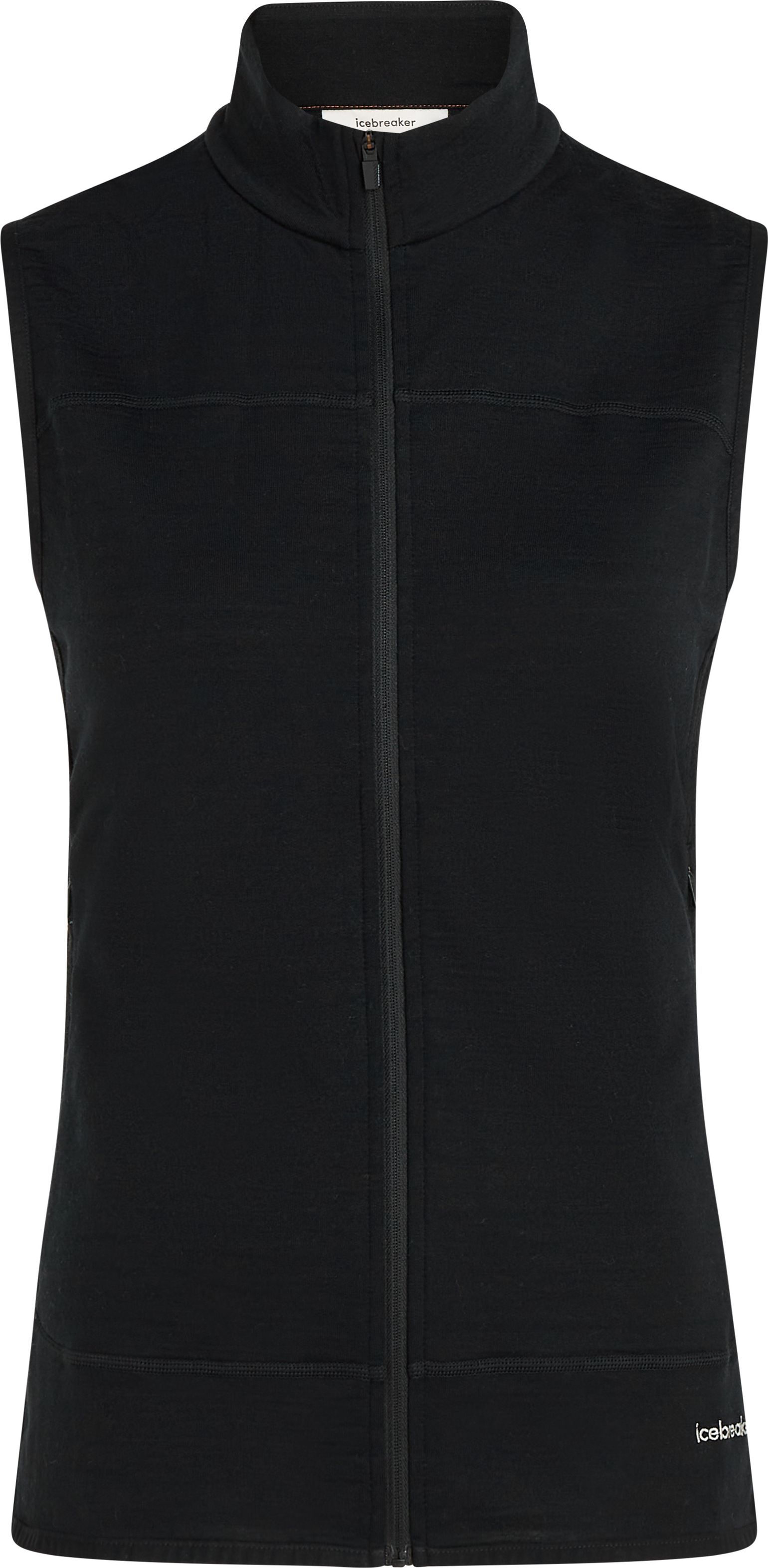 Icebreaker Women Merino Blend 300 Realfleece™ Descender Vest Black
