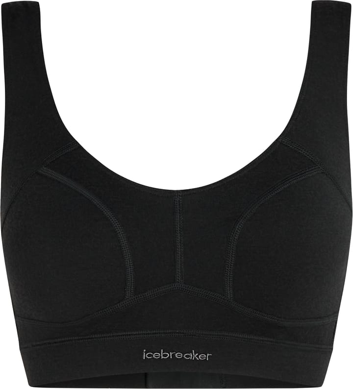 Icebreaker Women Merino Queens Clasp Bra Black Icebreaker