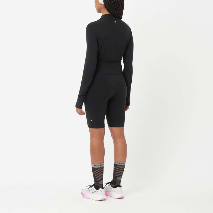 Salomon Women's Shkout Bliss Long Sleeve Tee Deep Black Salomon