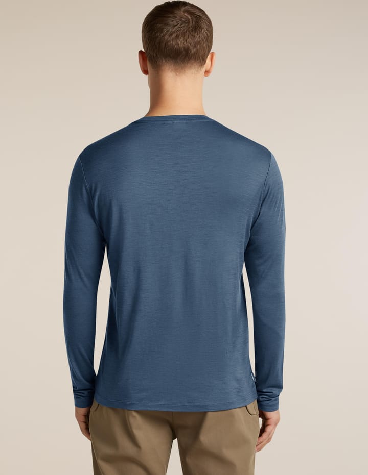 Icebreaker Men M 150 Tech Lite Ls Tee Ib Vertical Dawn Icebreaker