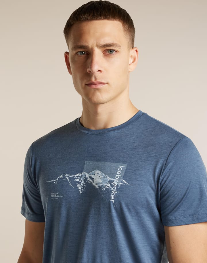 Icebreaker Men M 150 Tech Lite Ss Tee Pure Altitude Dawn Icebreaker