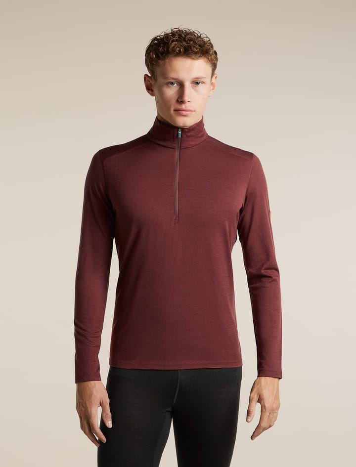 Icebreaker Men's 200 Oasis Long Sleeve Half Zip Port Icebreaker