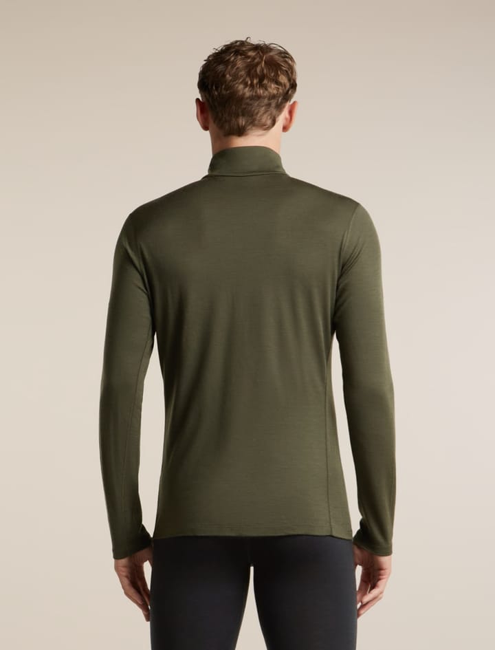 Icebreaker Men's 200 Oasis Longsleeve Half Zip Dk Loden Icebreaker