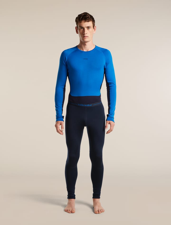 Icebreaker Men's Merino 260 Zoneknit Leggings Midnight Navy Icebreaker