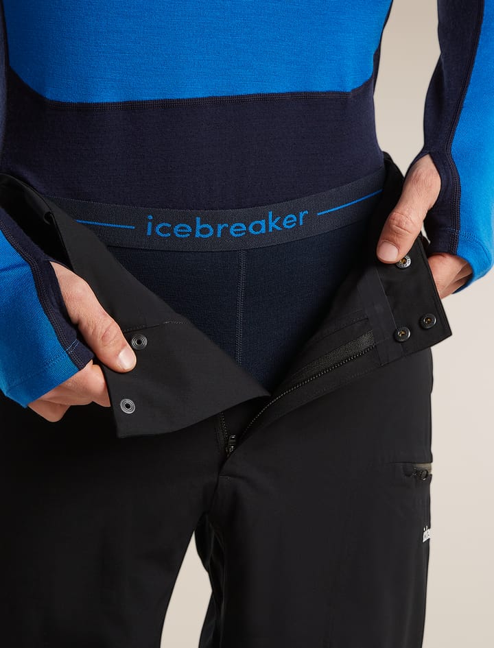 Icebreaker Men's Merino 260 Zoneknit Leggings Midnight Navy Icebreaker