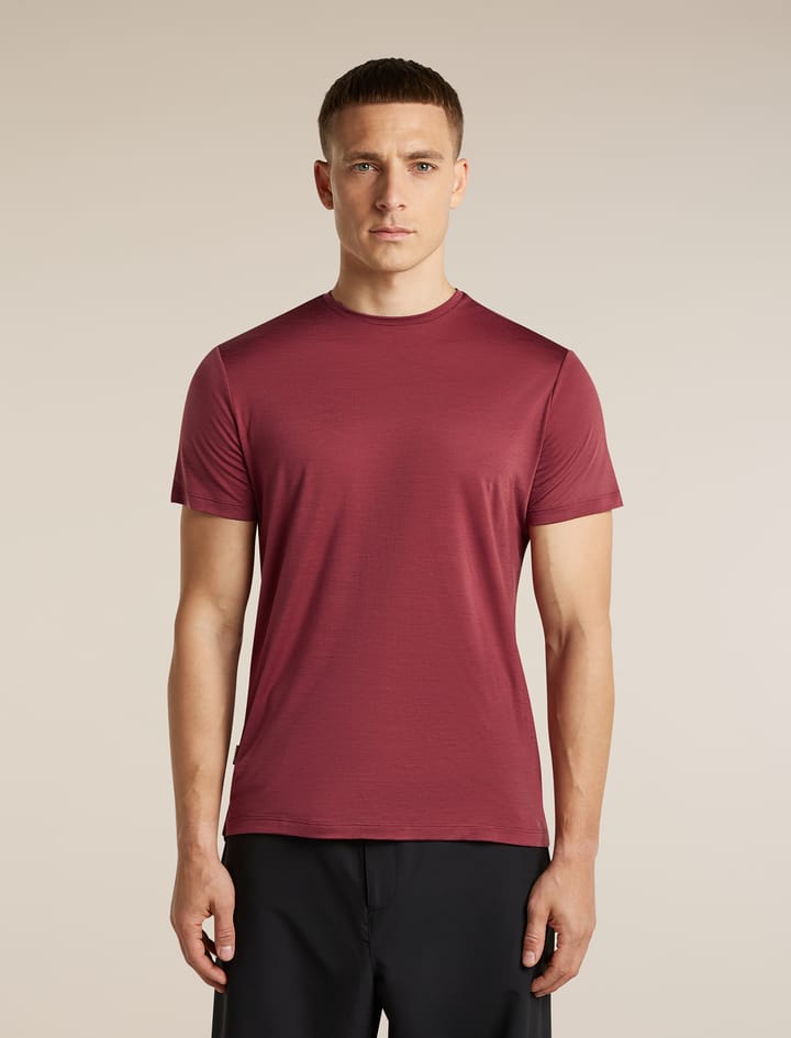 Icebreaker Men's Merino 125 Cool-Lite™ Sphere III Short Sleeve Tee Port Icebreaker