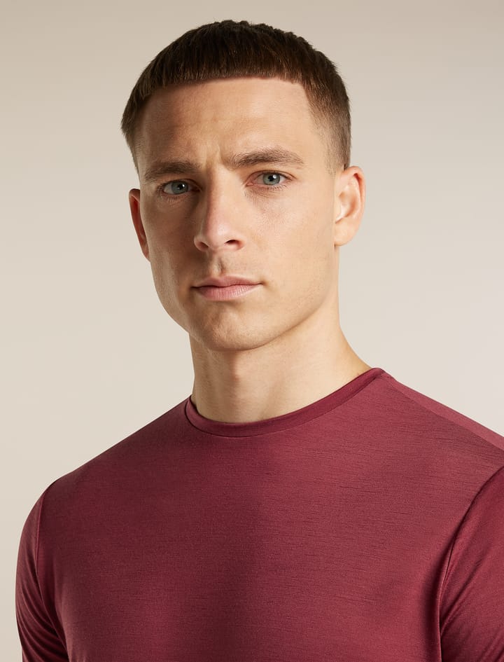 Icebreaker Men's Merino 125 Cool-Lite™ Sphere III Short Sleeve Tee Port Icebreaker