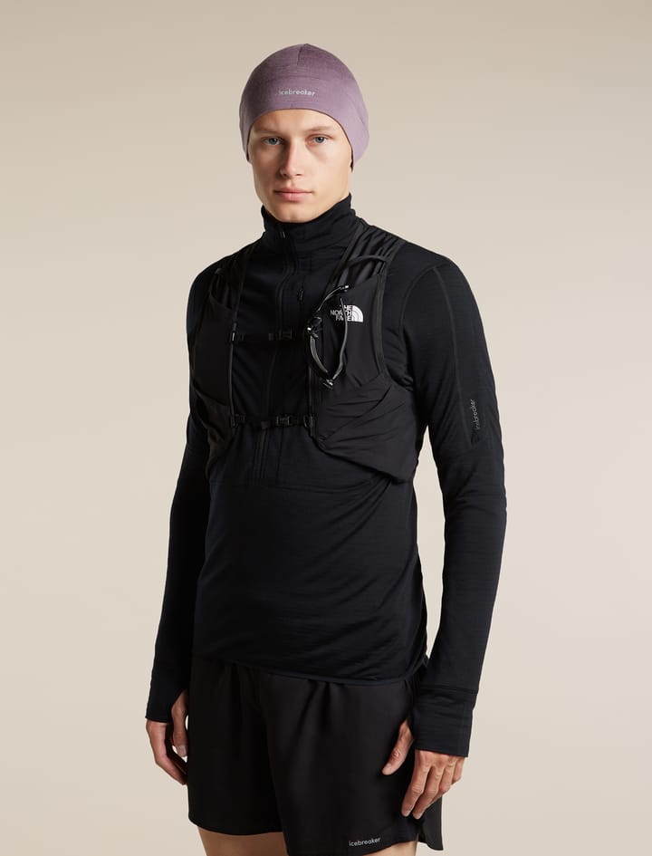 Icebreaker Unisex 200 Oasis Beanie Grey Plum Icebreaker