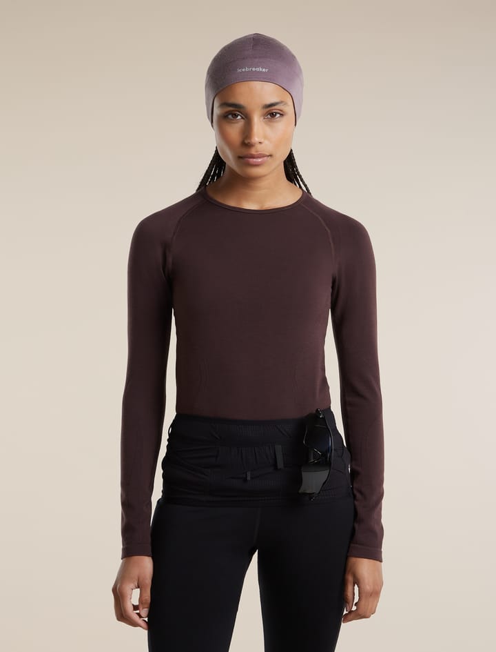 Icebreaker Unisex 200 Oasis Beanie Grey Plum Icebreaker