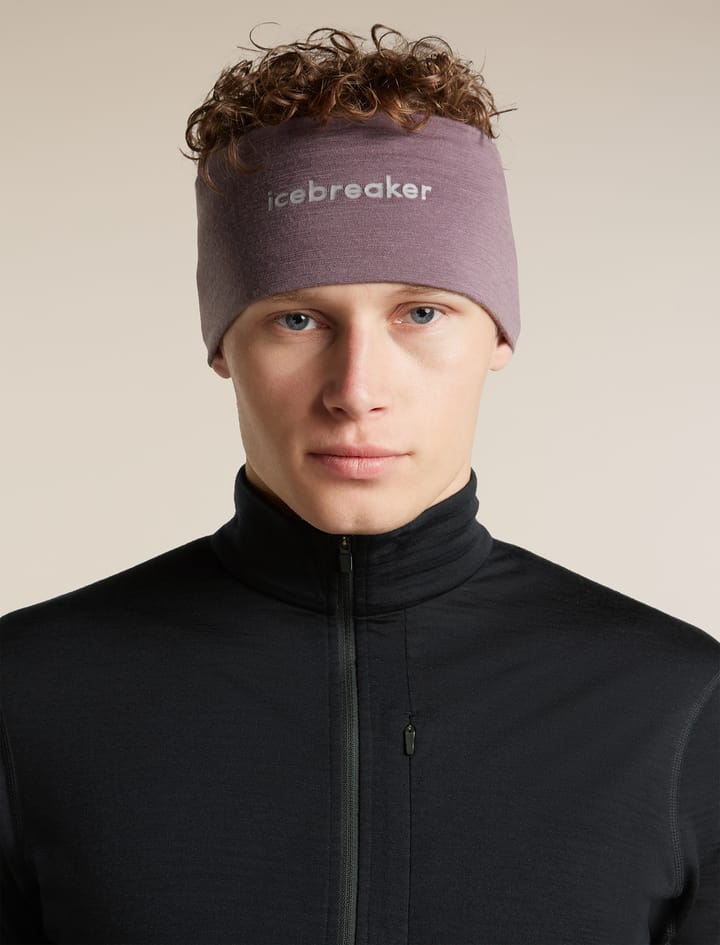 Icebreaker Unisex 200 Oasis Headband Grey Plum Icebreaker