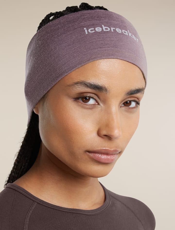 Icebreaker Unisex 200 Oasis Headband Grey Plum Icebreaker