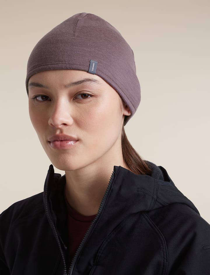 Icebreaker Unisex Pocket Hat Dk Berry/Grey Plum Icebreaker