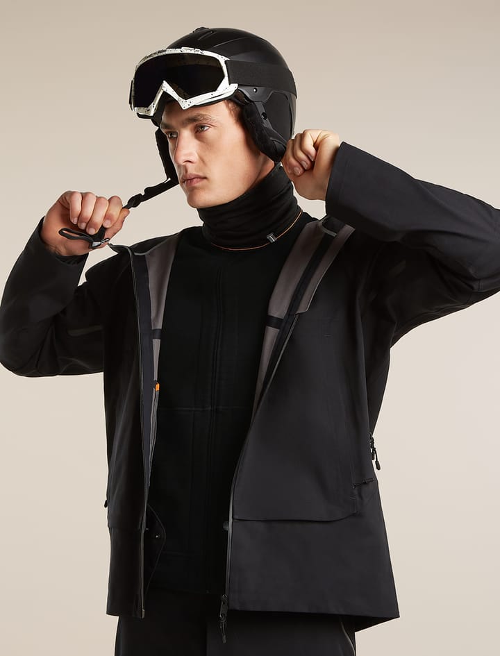 Icebreaker Unisex 260 Oasis Vertex Chillwave Chute Black/Obsidian/J Icebreaker