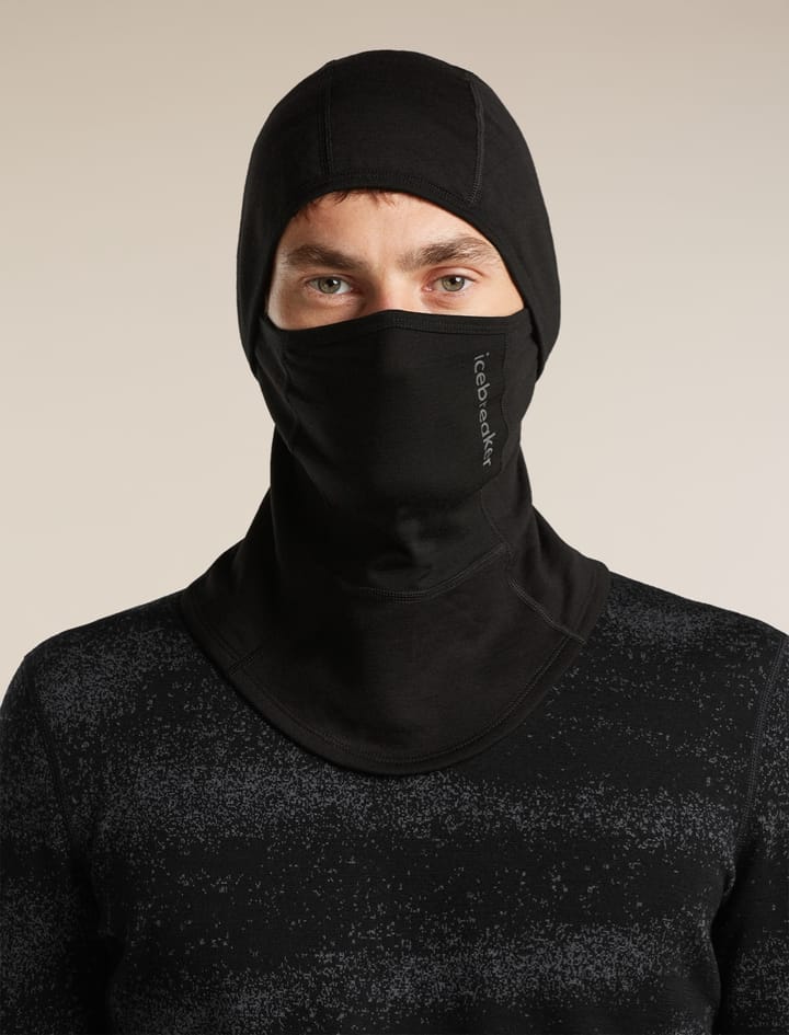 Icebreaker Unisex Mer 360 Realf Element Balaclava Black Icebreaker