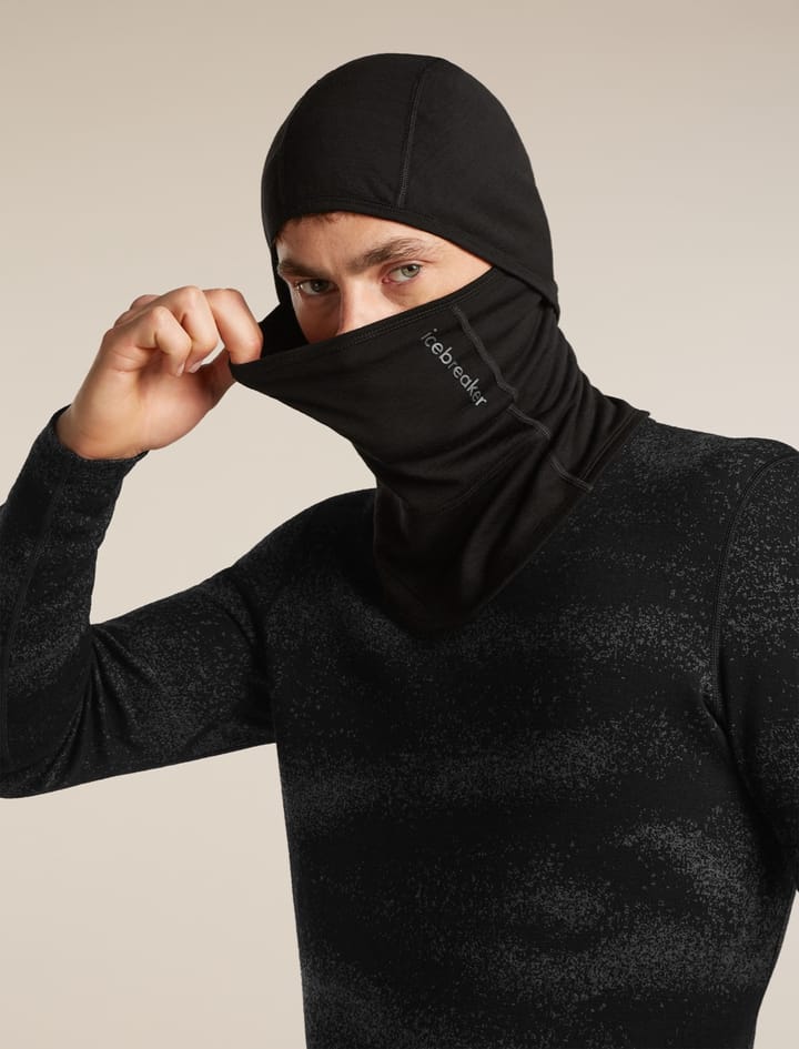Icebreaker Unisex Mer 360 Realf Element Balaclava Black Icebreaker
