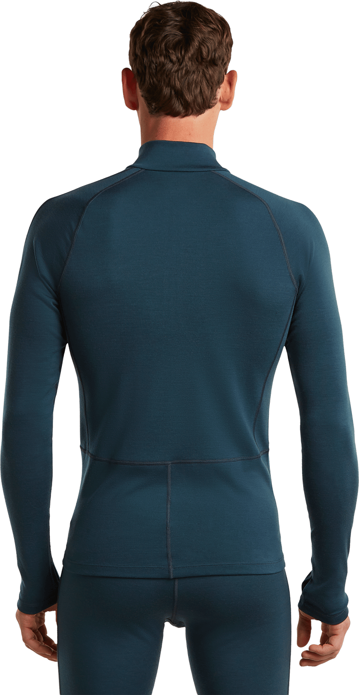 Icebreaker Men's Merino 300 MerinoFine Polar Long Sleeve Half Zip Abyss Icebreaker