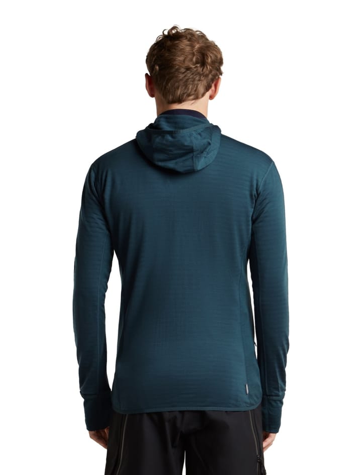 Icebreaker Men Merinoblend  300 Realfleece™ Descend Ls Zip Hoodie Abyss Icebreaker