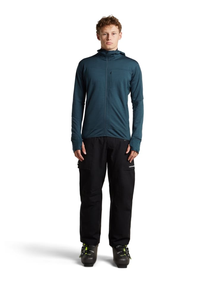 Icebreaker Men Merinoblend  300 Realfleece™ Descend Ls Zip Hoodie Abyss Icebreaker