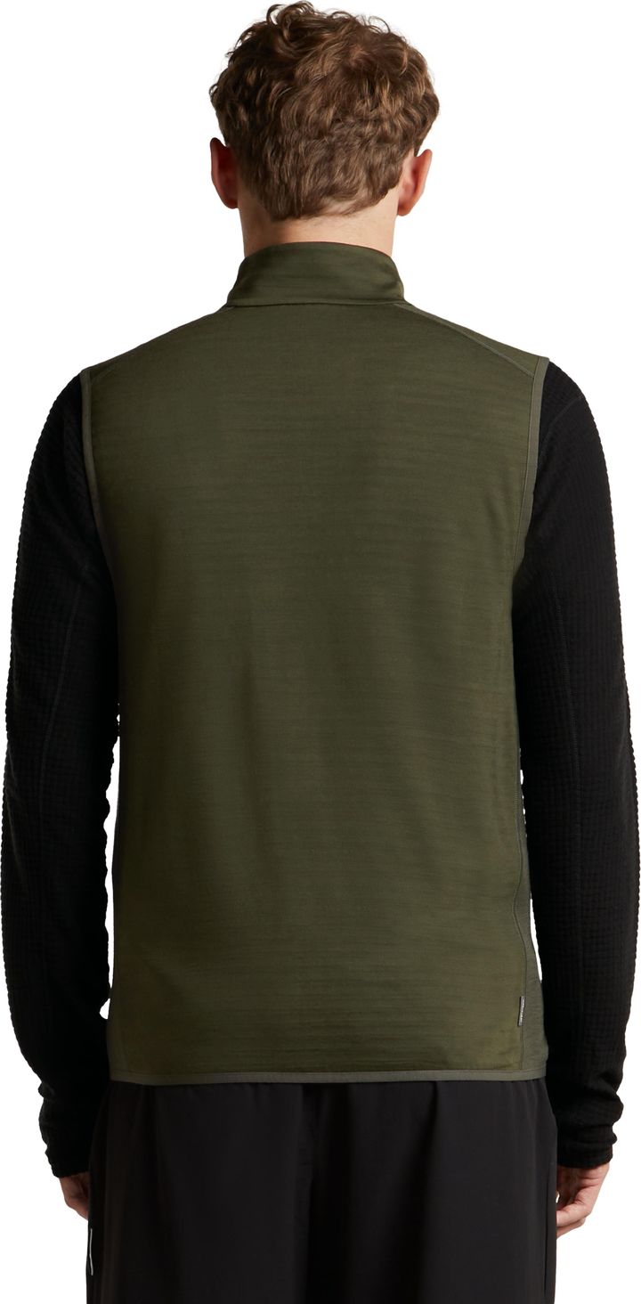 Icebreaker Men Mer  300 Realfleece Descender Vest Dk Loden Icebreaker
