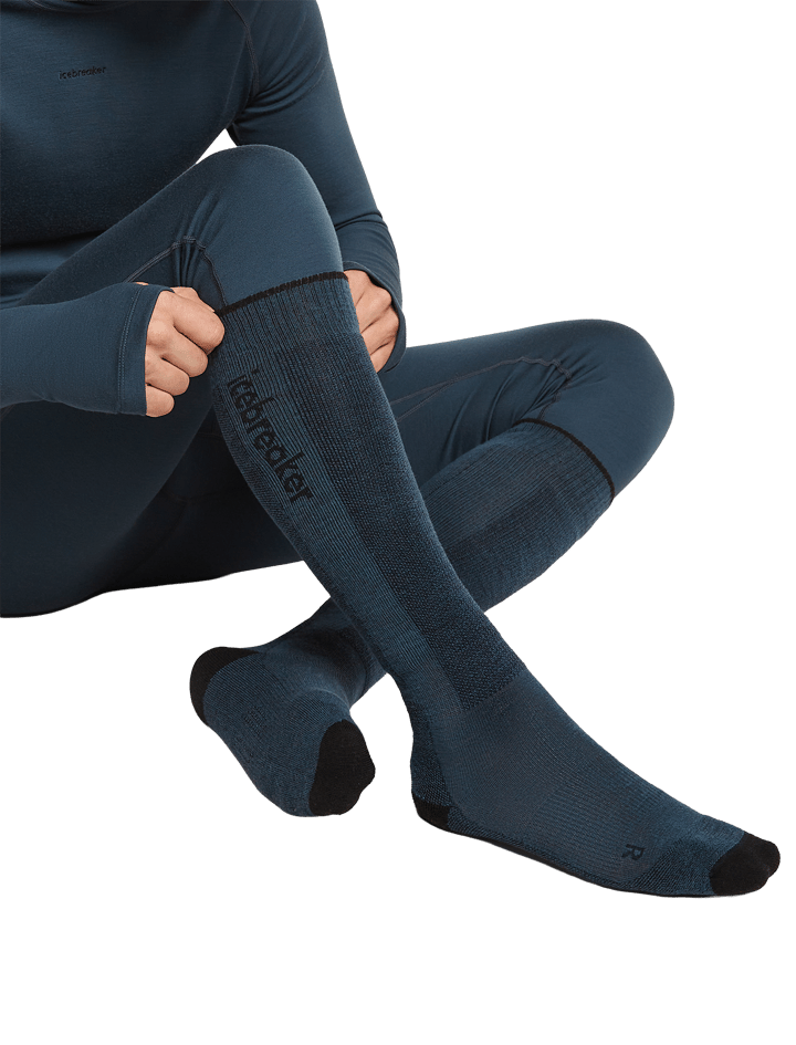 Icebreaker Men's Merino Ski+ Light Abyss/Black/Midnight Navy Icebreaker
