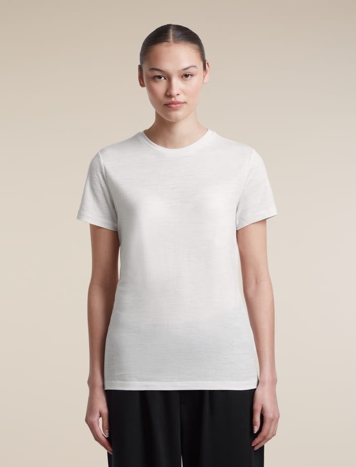 Icebreaker Women Merino 150 Tech Lite III SS Tee Ecru Hthr Icebreaker