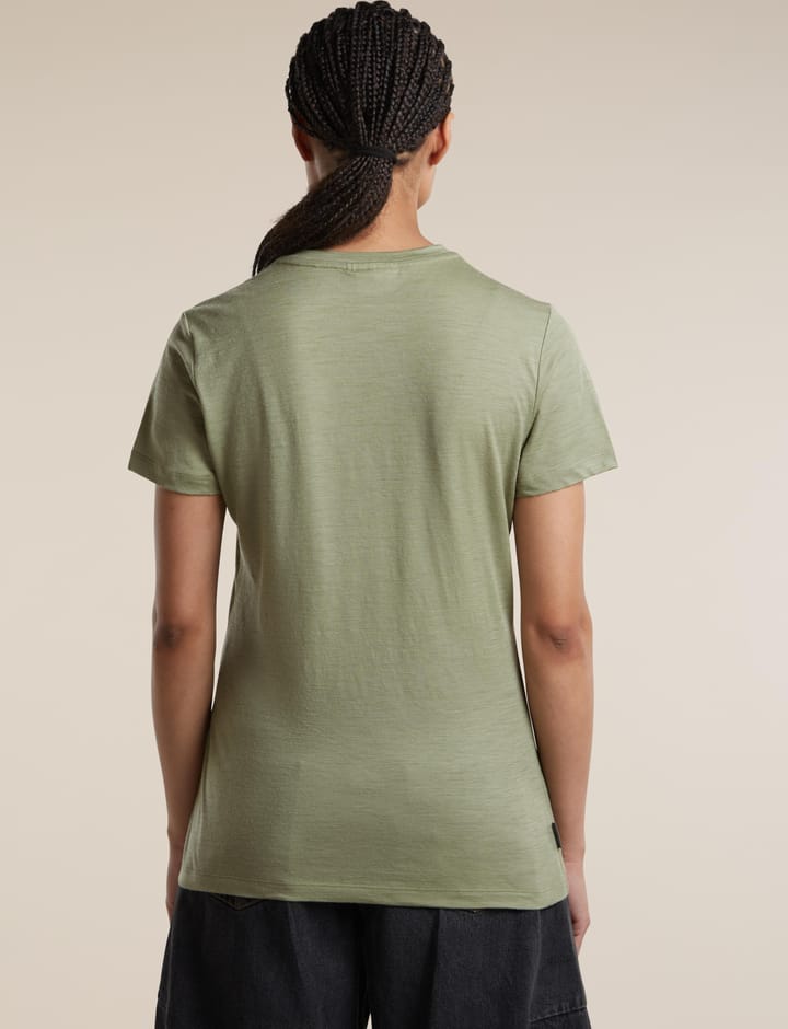 Icebreaker Women Merino 150 Tech Lite S/S Tee Peaceful Pass Lichen Icebreaker