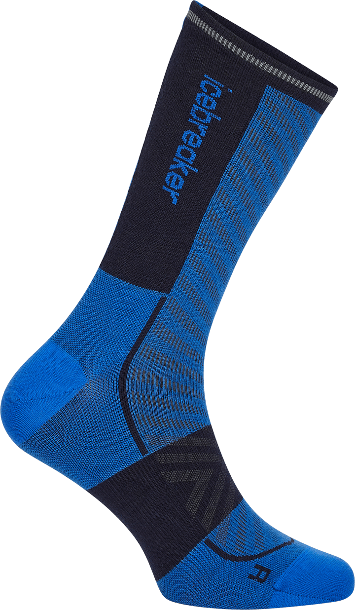 Icebreaker Men's Merino Run+ Ultralight Crew Lazurite/midnight Navy Icebreaker