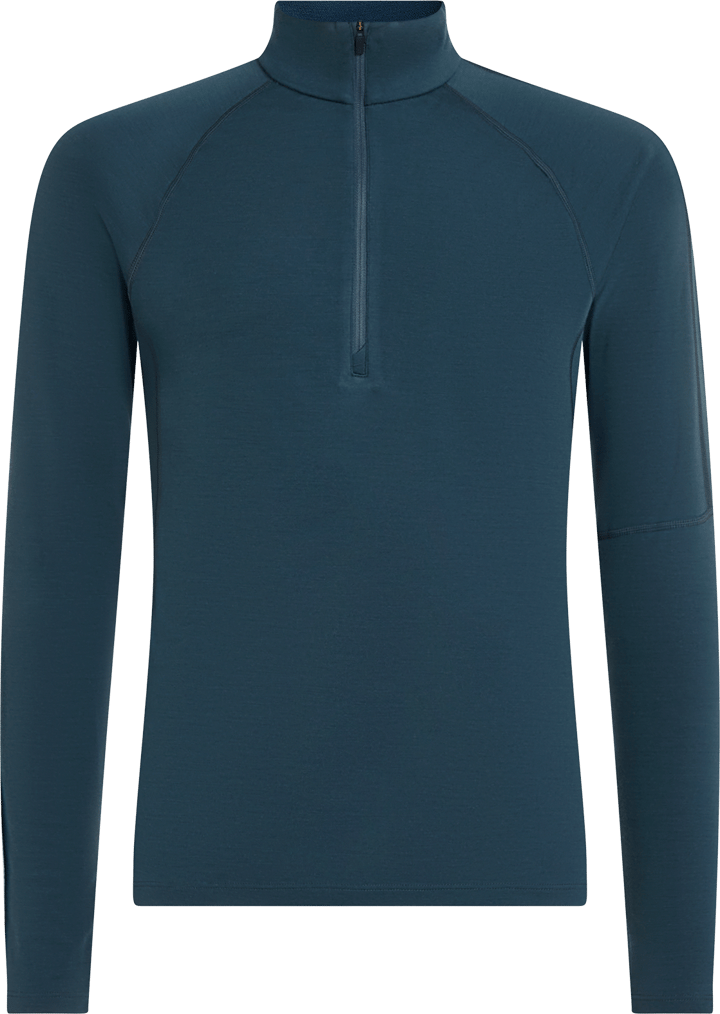 Icebreaker Men's Merino 300 MerinoFine Polar Long Sleeve Half Zip Abyss Icebreaker