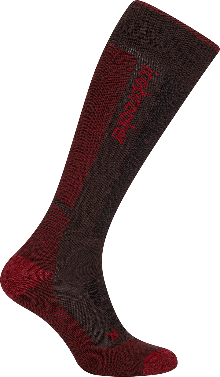 Icebreaker Men's Merino Ski+ Medium Bittersweet/Port/Black Icebreaker