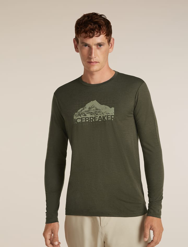 Icebreaker Men's 150 Tech Lite  Tee Aoraki Explorer Dk Loden Icebreaker