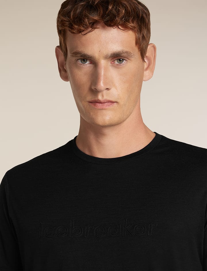 Icebreaker Men's Merino 150 Tech Lite Tee Ib Stitchline Black Icebreaker